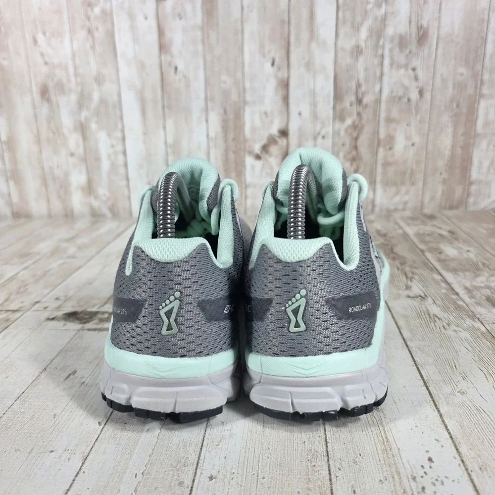 Inov8 Roadclaw 275 Knit Women's Running Shoes Gray Mint‎ Size 7.5